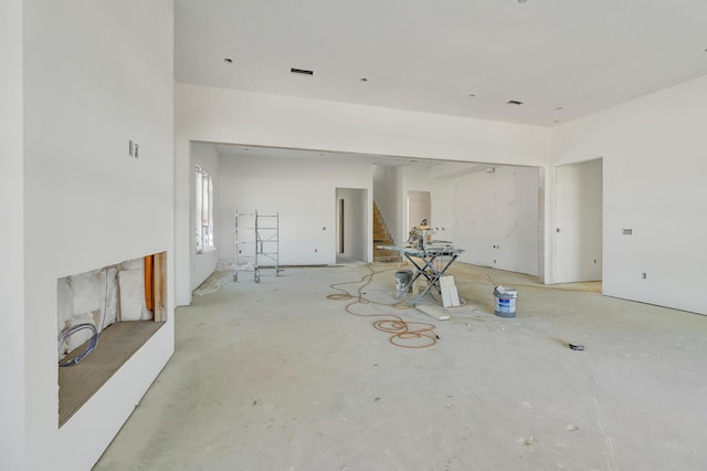 307 W Firethorn Cir Lot 42, Inlet Beach, FL 32461 - interior space featuring concrete flooring and stairway
