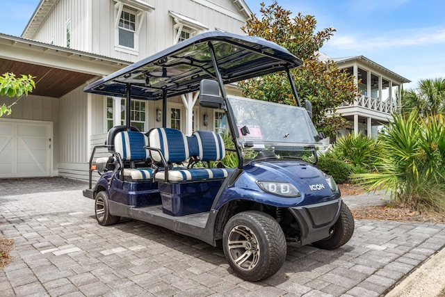 view of car parking with driveway