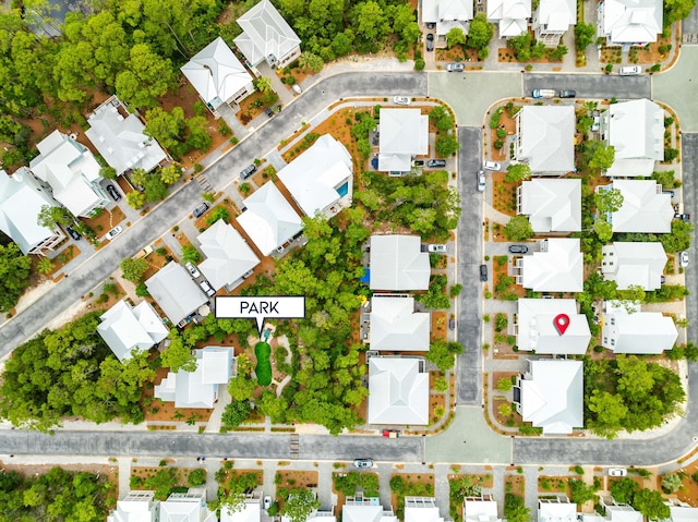 bird's eye view featuring a residential view