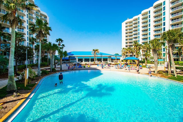 view of swimming pool