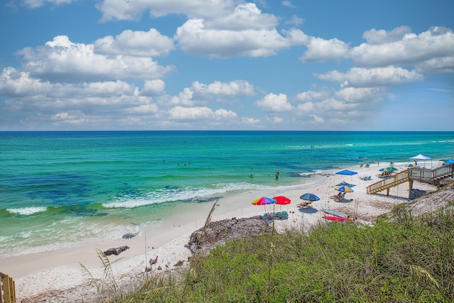 water view with a beach view