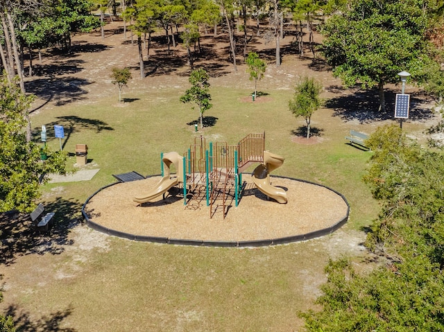 view of communal playground