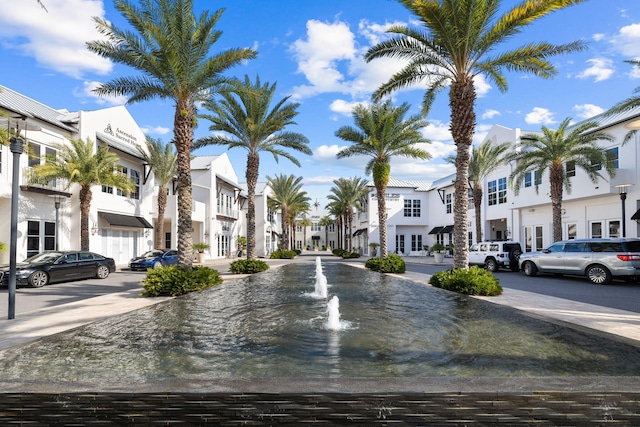 view of street featuring a residential view