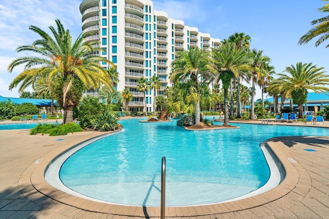 view of community pool