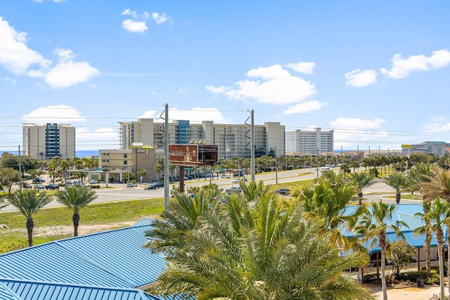 exterior space featuring a view of city