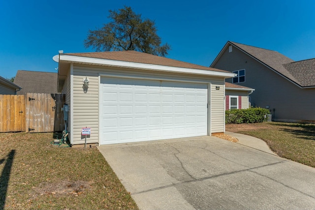 exterior space with fence