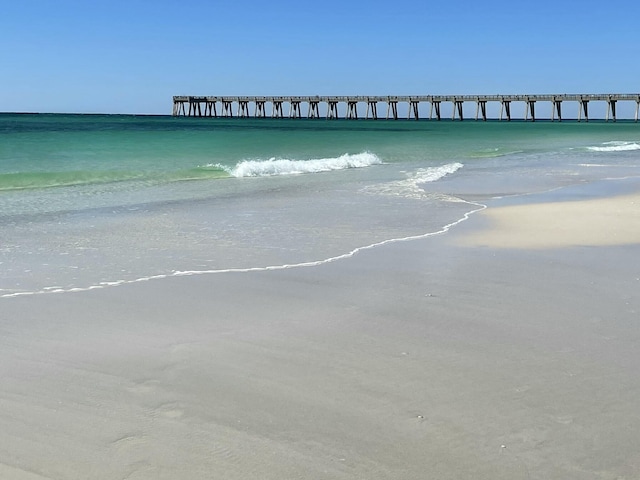 water view with a pier