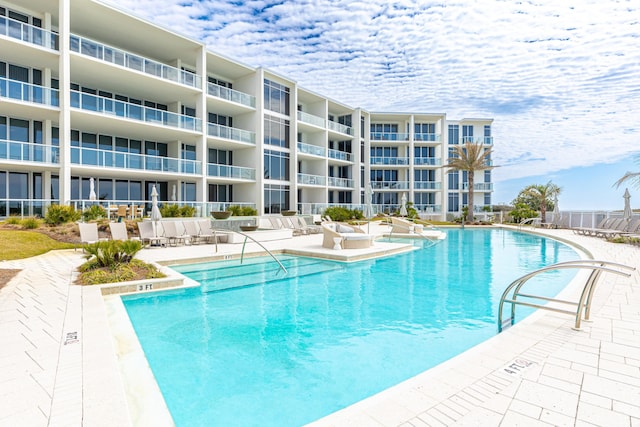 community pool featuring a patio