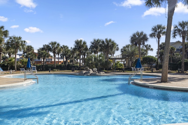 view of community pool