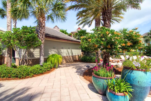 exterior space with a patio