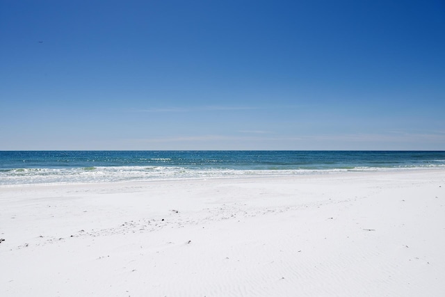 property view of water with a view of the beach