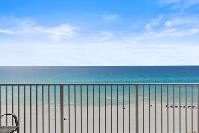 water view with a beach view