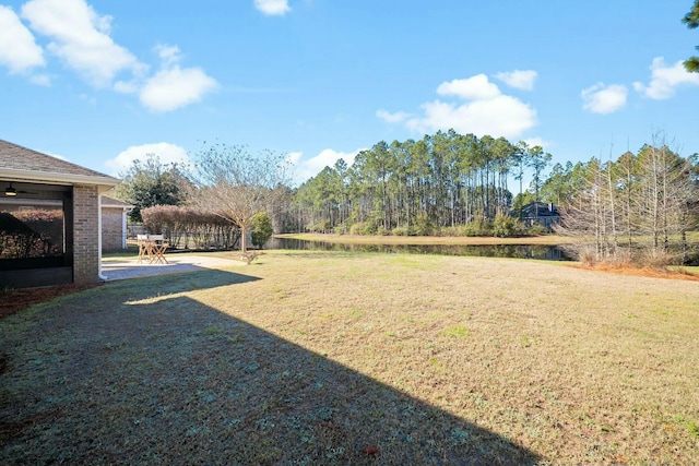 view of yard featuring a patio area