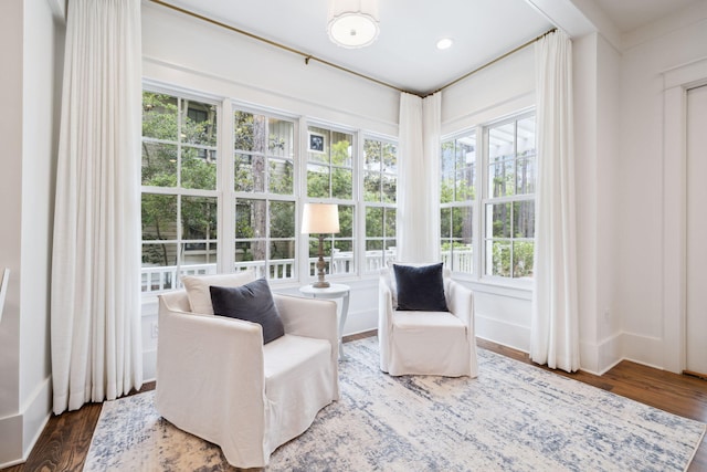 44 Thicket Cir, Santa Rosa Beach, FL 32459 - living area with wood finished floors