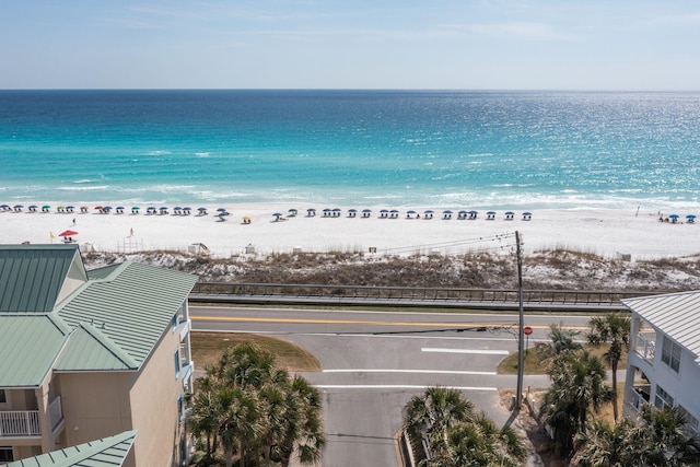 water view with a beach view