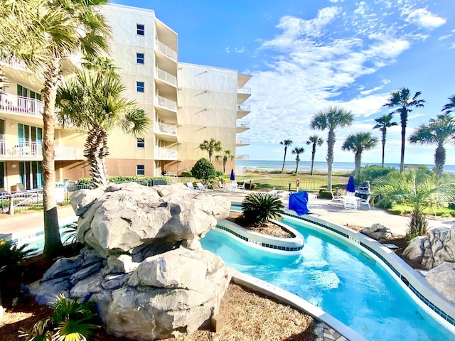 view of community pool