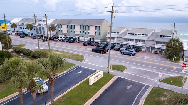 view of road featuring a residential view