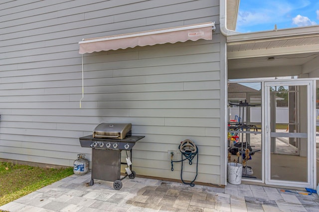 exterior space with a patio