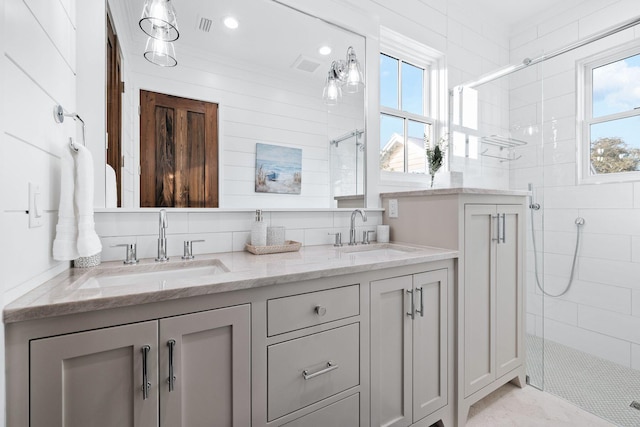 35 Tupelo St, Santa Rosa Beach, FL 32459 - bathroom with a sink and a stall shower