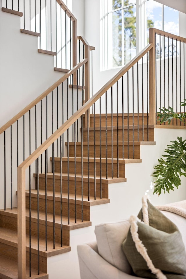 view of staircase