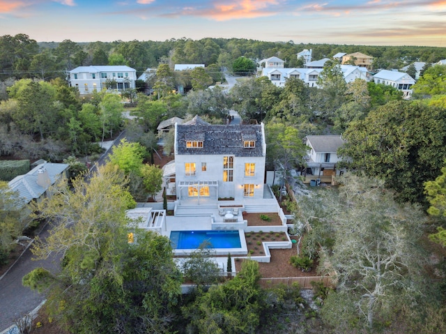 drone / aerial view