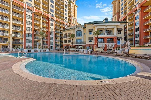 view of community pool