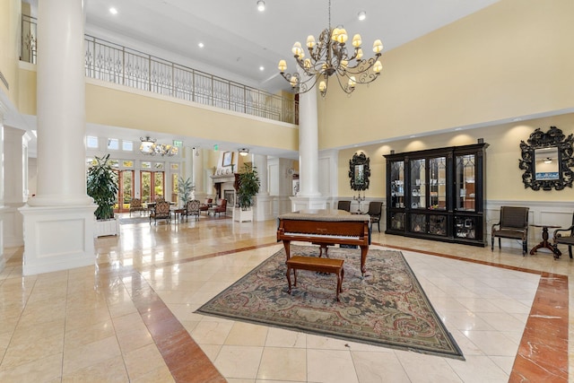 view of community lobby