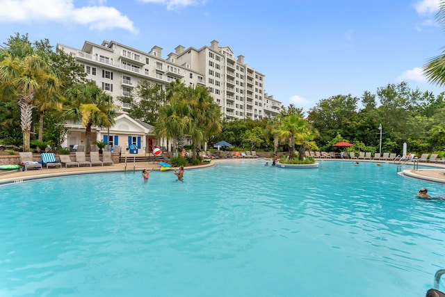 community pool featuring a patio