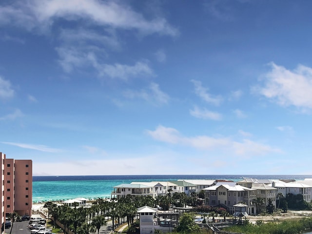 water view featuring a view of the beach