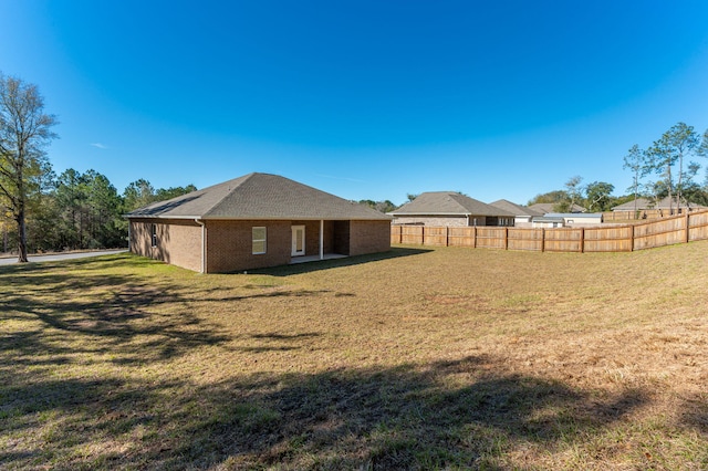 exterior space with fence