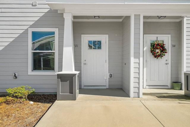 view of entrance to property