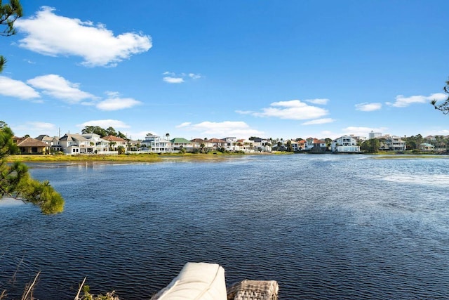 water view with a residential view