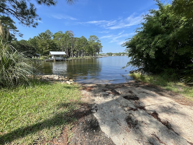 property view of water