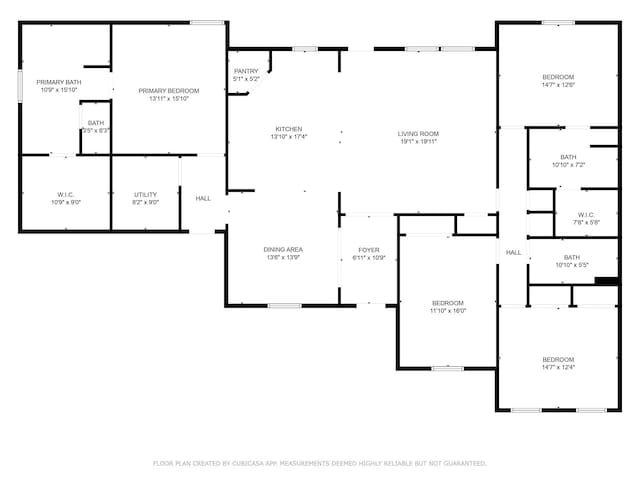 203 Dumaine Ct, Fort Walton Beach, FL 32547 - view of property floor plan