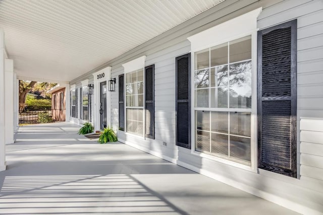 view of patio / terrace featuring a porch