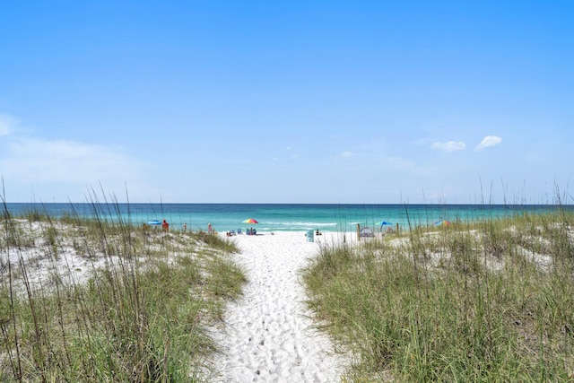 water view with a beach view