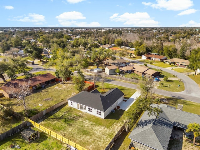 drone / aerial view featuring a residential view