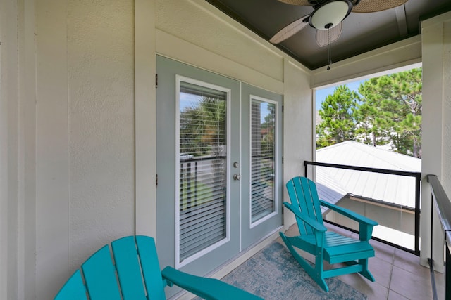 38 Basswood Dr, Santa Rosa Beach, FL 32459 - balcony featuring ceiling fan