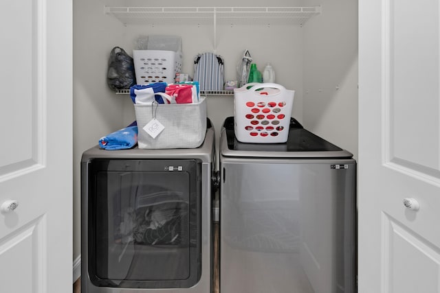38 Basswood Dr, Santa Rosa Beach, FL 32459 - laundry room featuring laundry area and washer and dryer