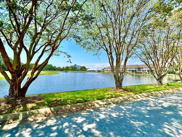 view of water feature