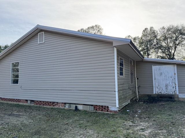 view of property exterior