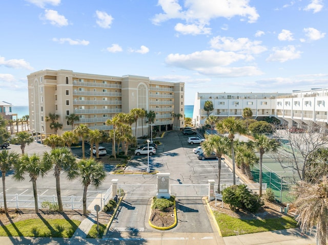 exterior space featuring fence