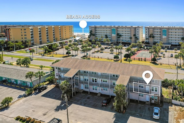 304 Barracuda Ave Unit 205, Fort Walton Beach, FL 32548 - bird's eye view with a city view