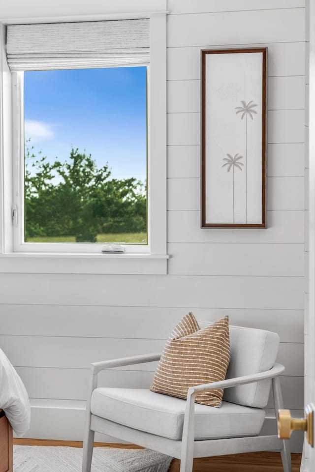 sitting room with a wealth of natural light