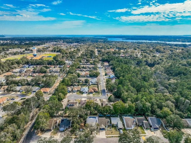 aerial view featuring a residential view