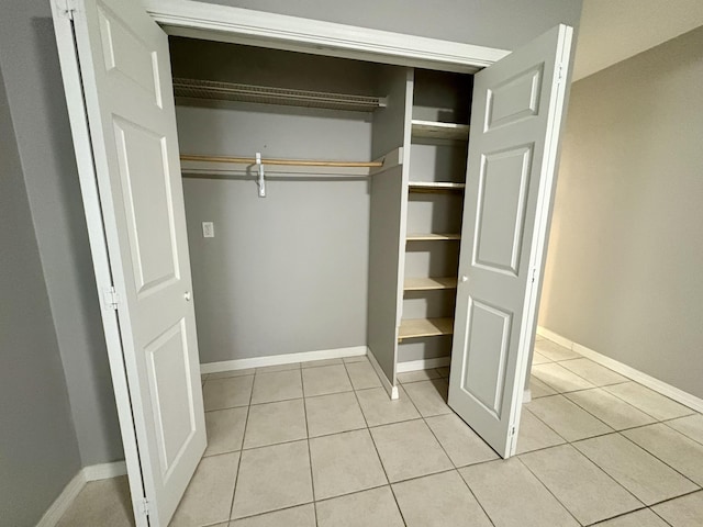 view of closet