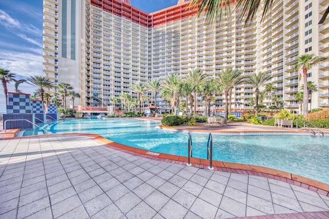 community pool featuring a patio