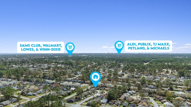 birds eye view of property featuring a residential view