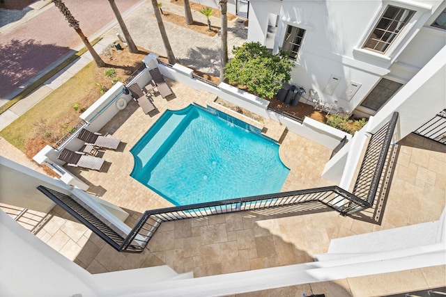 pool featuring a patio