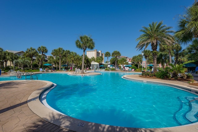 view of community pool